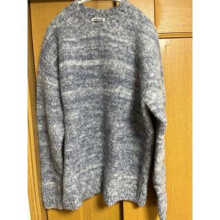 オーラリー(AURALEE)のauralee WOOL ALPACA FELT KNIT KNIT P/O(ニット/セーター)