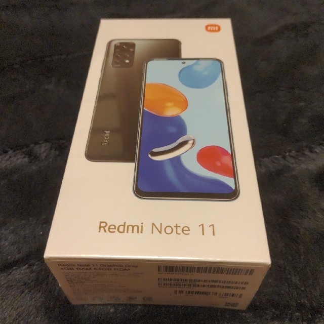 Xiaomi redmi note 11 グラファイトグレー