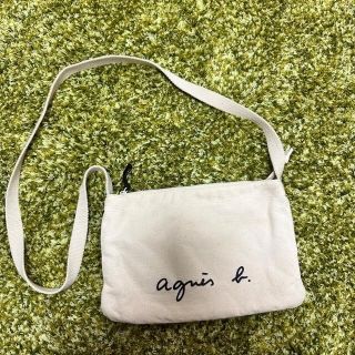 アニエスベー(agnes b.)のagnes b.アニエスベーショルダーバッグホワイト(ショルダーバッグ)