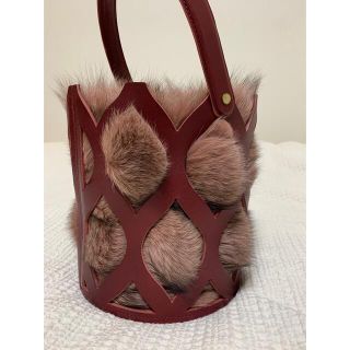 Drawer - LUDLOW ラドロー ファー ハンドル バッグ 新品未使用