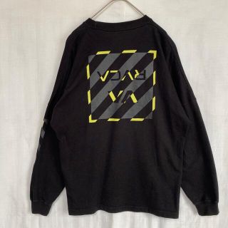 ルーカ(RVCA)の専用商品！RVCA ルーカ　スウェット　プリント　袖　ロゴ　センター　刺繍　黄黒(スウェット)