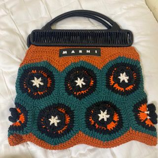 マルニ(Marni)のMARNI フラワーカフェ　クロシェバッグ(ハンドバッグ)