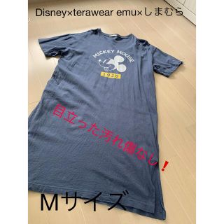 シマムラ(しまむら)のしまむら　Disney teraさん　ミッキーTシャツワンピ　ワンピース　M(ロングワンピース/マキシワンピース)