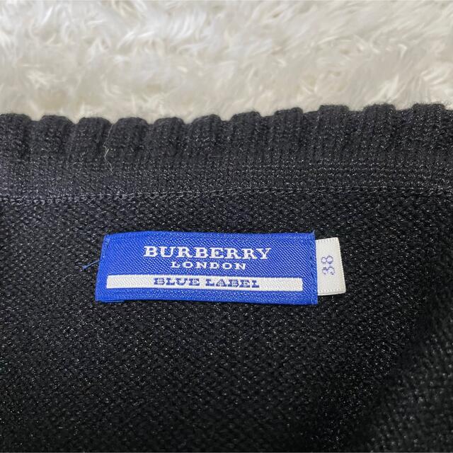 BURBERRY BLUE LABEL(バーバリーブルーレーベル)のバーバリーブルーレーベル　ドッキングワンピース　オフショルダー　ノバチェック レディースのワンピース(ひざ丈ワンピース)の商品写真