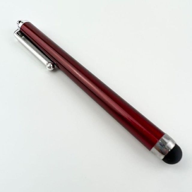 《新品》汎用 タッチペン シリコンゴム 使いやすい レッド 赤 スマホ/家電/カメラのスマホアクセサリー(その他)の商品写真
