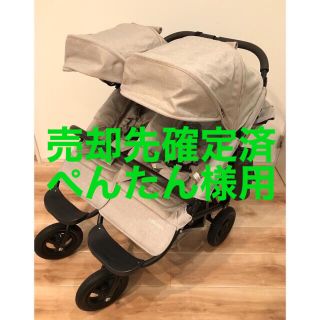 エアバギー(AIRBUGGY)のエアバギーココダブルEXフロムバースアースサンド(ベビーカー/バギー)