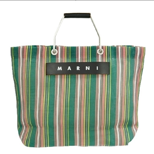 Marni(マルニ)のMARNI　マルニフラワーカフェ　バッグ　ストライプ レディースのバッグ(トートバッグ)の商品写真