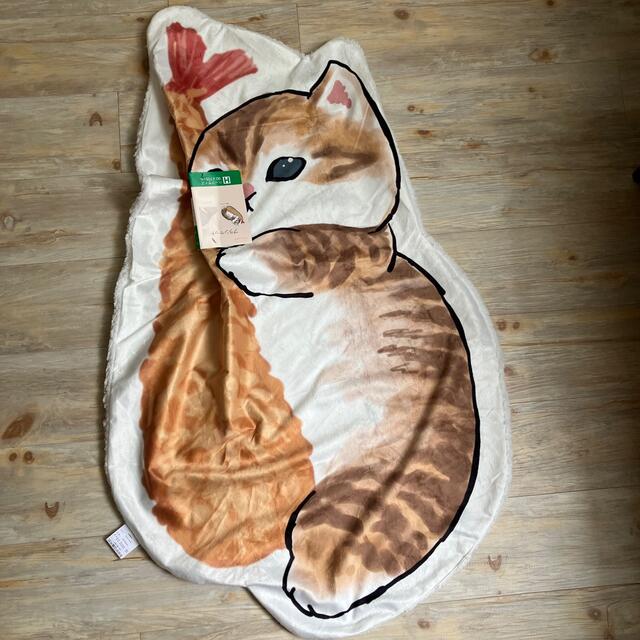 モフサンド えびにゃん もふもふポカポカミニブランケット 膝掛け 猫ネコねこ | フリマアプリ ラクマ