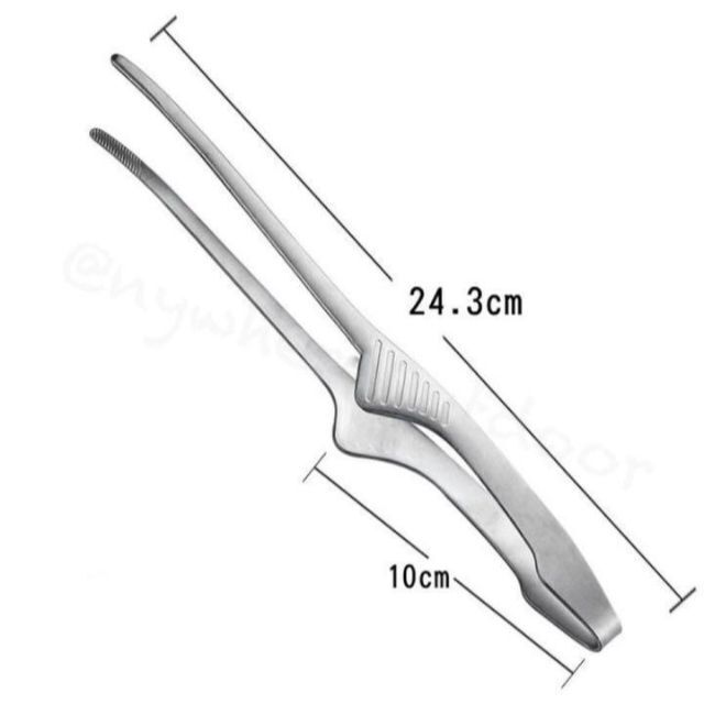 2種類万能トング＊クレーバートングシルバー銀色BBQ焼肉キャンプギアウトドア用品 スポーツ/アウトドアのアウトドア(調理器具)の商品写真