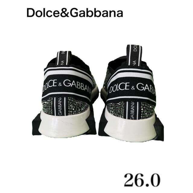 超美品】Dolce & Gabbana ソレント スニーカー 26cm