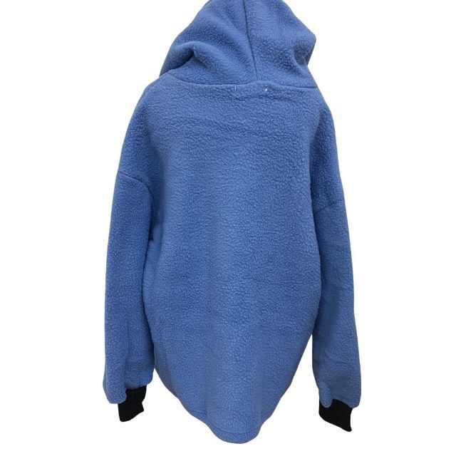 【新品】 ボアパーカー フリース ブルー 流行ファッション ♫ レディースのジャケット/アウター(その他)の商品写真