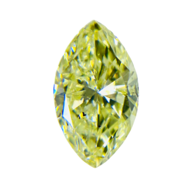 お見舞いアクセサリーアクセサリー 期間限定30%OFF! FANCY YELLOW 0.977ct MQ/RT1593