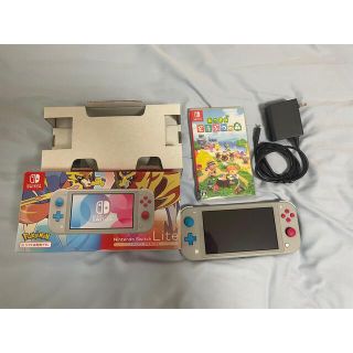 Nintendo Switch Lite ザシアン・ザマゼンタ＋どうぶつの森(家庭用ゲーム機本体)