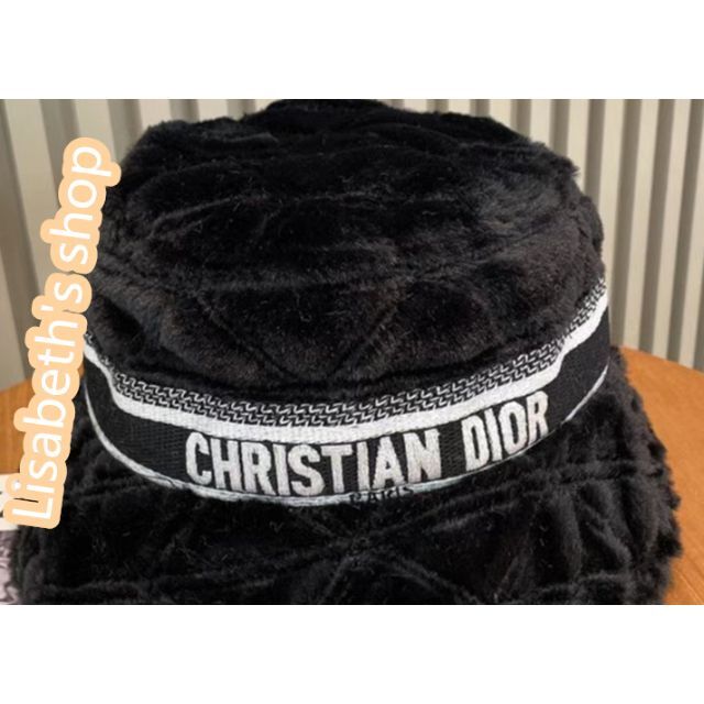 お値下げ!DIOR 帽子 ハットチュール ロゴ チュール付き 買い新作 値下げ美品Diorハット ハット