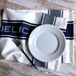 ディーンアンドデルーカ(DEAN & DELUCA)のDEAN & DELUCA  ティータオル　グレー(収納/キッチン雑貨)