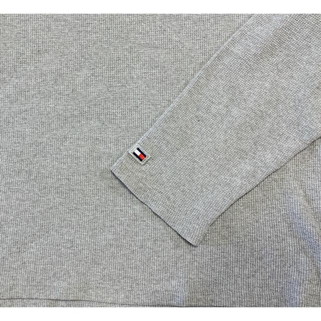 TOMMY HILFIGER(トミーヒルフィガー)のTOMMY HILFIGER ニット セーター L トミー 刺繍ロゴ 古着 メンズのトップス(ニット/セーター)の商品写真