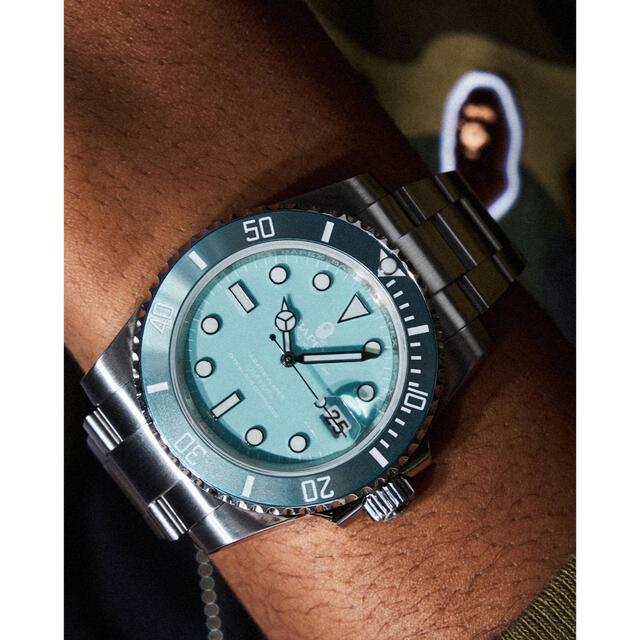 A BATHING APE(アベイシングエイプ)のBAPE A BATHING APE TYPE 1 BAPEX Sax メンズの時計(腕時計(アナログ))の商品写真