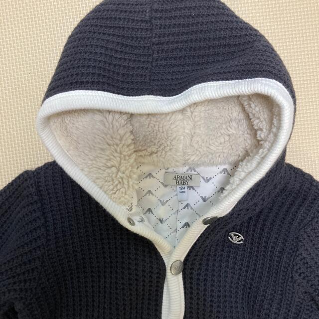 Armani(アルマーニ)のアルマーニベビー　ニット　sale キッズ/ベビー/マタニティのベビー服(~85cm)(ジャケット/コート)の商品写真