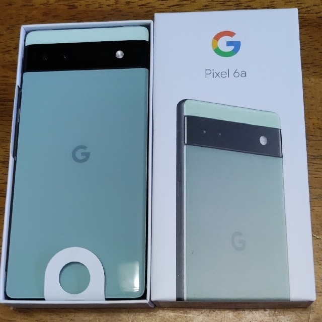 新品未使用Google Pixel 6a セージ グリーン 128GB スマホ/家電/カメラのスマートフォン/携帯電話(スマートフォン本体)の商品写真