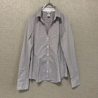 エイチアンドエム(H&M)のH&M 90s 00s ビンテージ　ストライプ　開襟シャツ　古着　アメリカ古着(シャツ/ブラウス(長袖/七分))