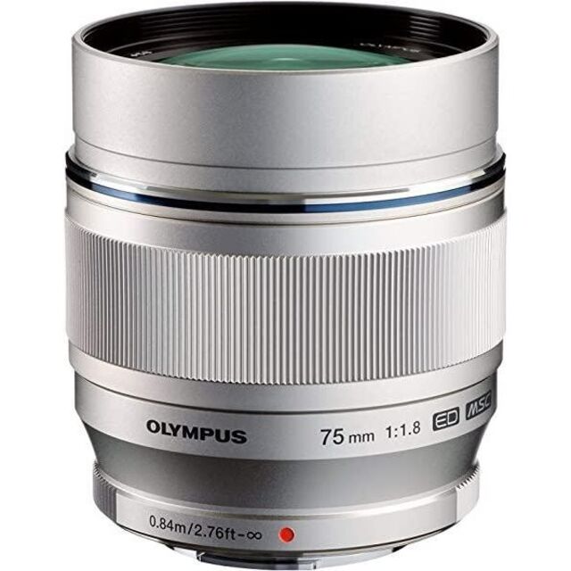 OLYMPUS(オリンパス)の新品 OLYMPUS M.ZUIKO DIGITAL ED 75mm F1.8 スマホ/家電/カメラのカメラ(レンズ(単焦点))の商品写真