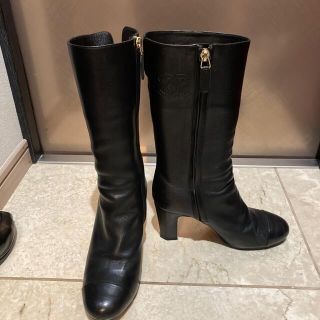海外販売× ☆美品☆ 訳アリ! シャネル【CHANEL】ブーツ 36C