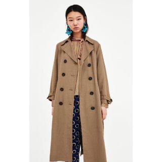 ザラ(ZARA)の美品★ ZARA WOMAN ザラ　トレンチコート S(トレンチコート)