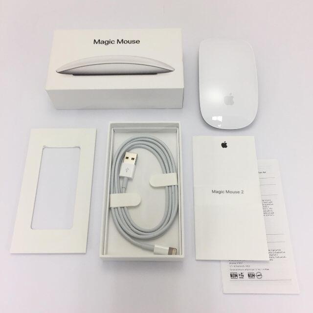 Apple(アップル)の【B】Magic Mouse 2/202208160021000 スマホ/家電/カメラのスマートフォン/携帯電話(その他)の商品写真