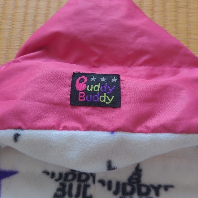 buddy budddy(バディバディ)のbuddy buddy 抱っこ紐用　防寒着　ピンク キッズ/ベビー/マタニティのキッズ/ベビー/マタニティ その他(その他)の商品写真