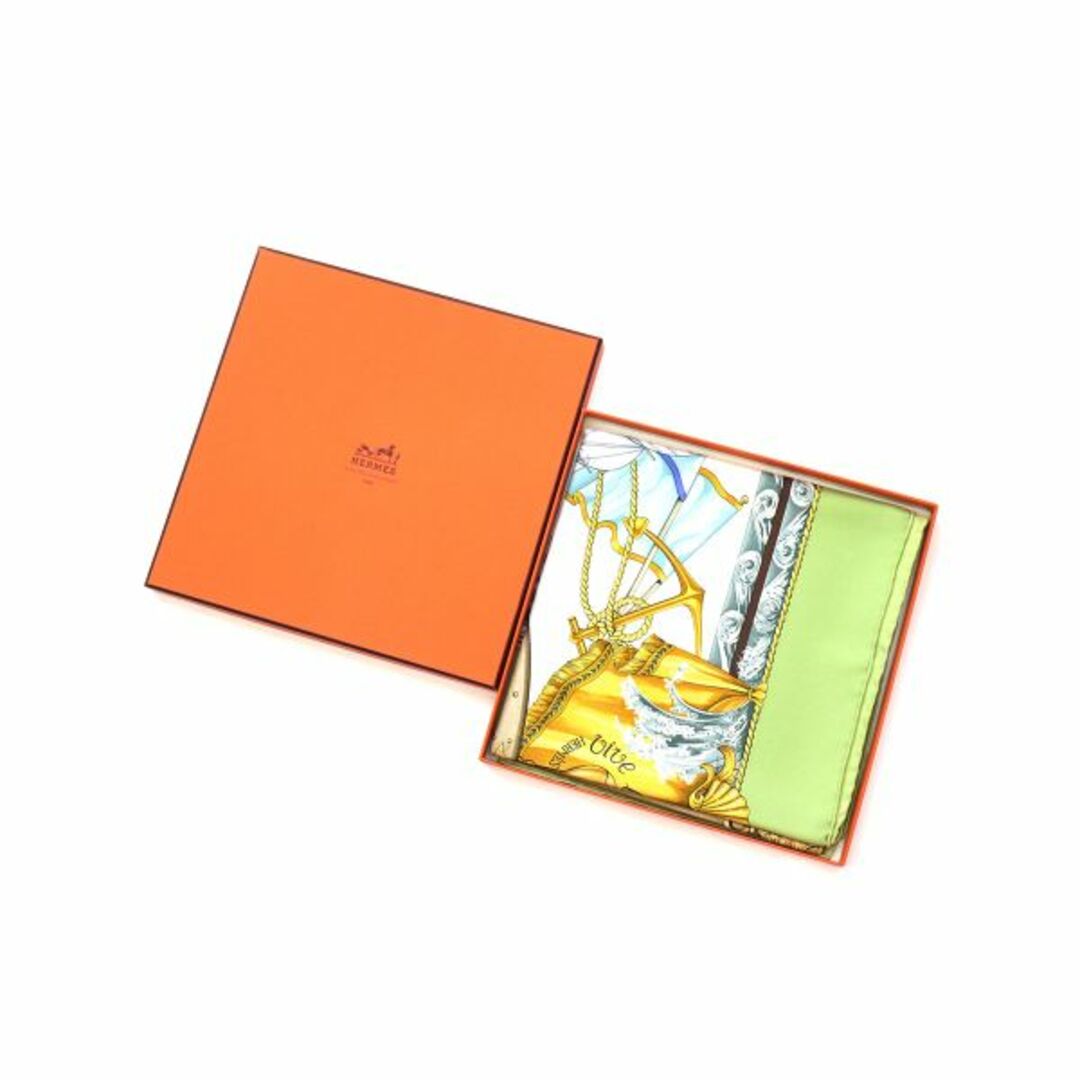 新品同様 エルメス HERMES カレ 90 大判 スカーフ vive le vent 風よ