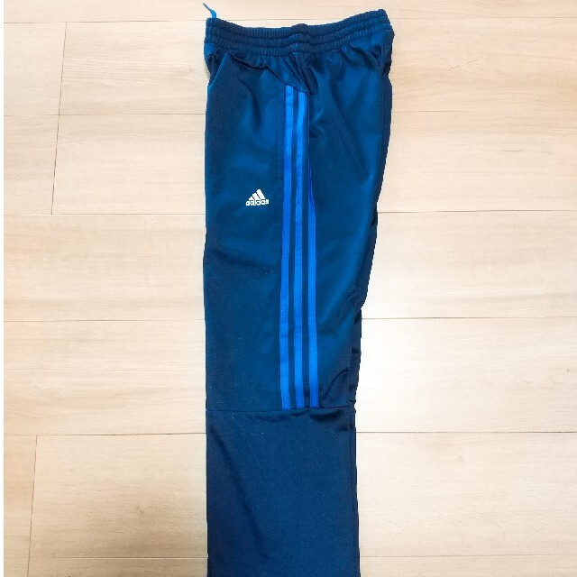 adidas(アディダス)の☆アディダスadidas 紺ジャージ140☆ キッズ/ベビー/マタニティのキッズ服男の子用(90cm~)(パンツ/スパッツ)の商品写真