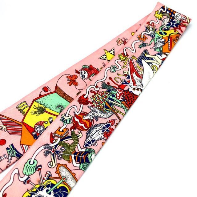 安い ⭐️良品⭐️ エルメス La Folle Parade ツイリースカーフ