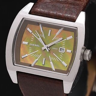 ディーゼル(DIESEL)のD57【ディーゼル】QZ DZ-5102 デイト シェル文字盤 メンズ腕時計(腕時計(デジタル))