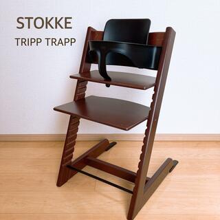 Stokke - STOKKE ストッケ　トリップトラップ　ブラウン　ベビーセット　ブラック