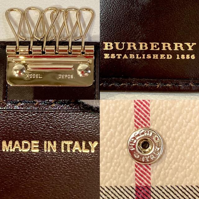 BURBERRY(バーバリー)の☆新品未使用Burberry バーバリーロンドン ヴィンテージ 6連キーケース☆ レディースのファッション小物(キーケース)の商品写真