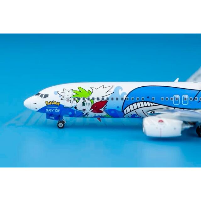 @新品@スカイマーク B737-800 ポケモンジェット特別塗装機 1/400