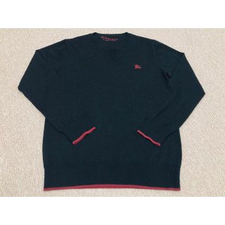 バーバリーブラックレーベル(BURBERRY BLACK LABEL)の美品☆バーバリーブラックレーベル☆ メンズニット　Lサイズ　ウール100%(ニット/セーター)