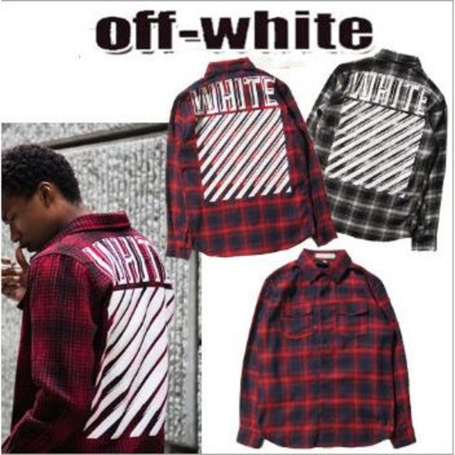 OFF-WHITE(オフホワイト)の送料無料★OFF-WHITE　オフホワイト人気シャツ レディースのトップス(シャツ/ブラウス(長袖/七分))の商品写真