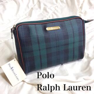 ポロラルフローレン(POLO RALPH LAUREN)の新品タグ付 Polo Ralph Lauren  PVC レザー セカンドバッグ(クラッチバッグ)