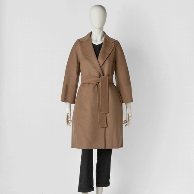 Max Mara(マックスマーラ)のS MAX MARA ARONA ピュア ヴァージンウール コート レディースのジャケット/アウター(その他)の商品写真