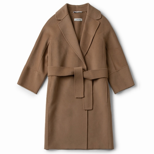 Max Mara(マックスマーラ)のS MAX MARA ARONA ピュア ヴァージンウール コート レディースのジャケット/アウター(その他)の商品写真