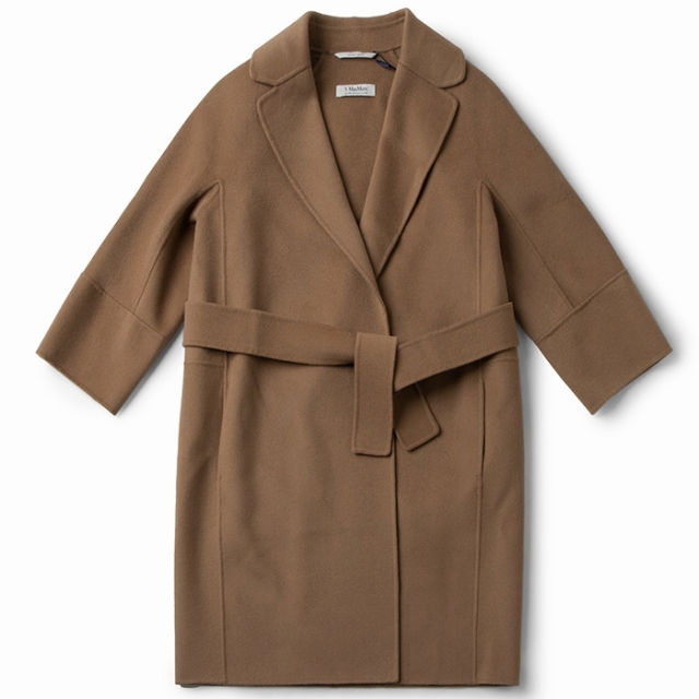 Max Mara(マックスマーラ)のS MAX MARA ARONA ピュア ヴァージンウール コート レディースのジャケット/アウター(その他)の商品写真