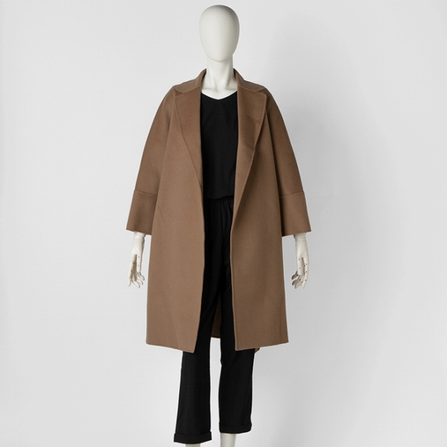 【極美品】S Max Mara　ARONA　ウールコート（サンド）サイズ４２