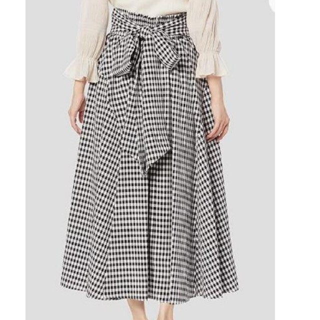 SNIDEL(スナイデル)のSNIDEL ボリュームスカート ギンガムチェック レディースのスカート(ロングスカート)の商品写真
