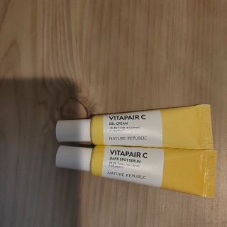 ネイチャーリパブリック(NATURE REPUBLIC)の新品　未開封　ビタペアC　美容液　ジェルクリーム(サンプル/トライアルキット)