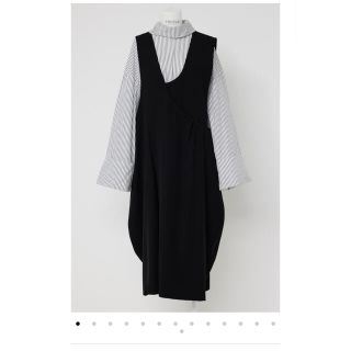 エンフォルド(ENFOLD)のワンピース　ジャンパースカート　ブラウスダブルサテン Docking DRESS(ロングワンピース/マキシワンピース)