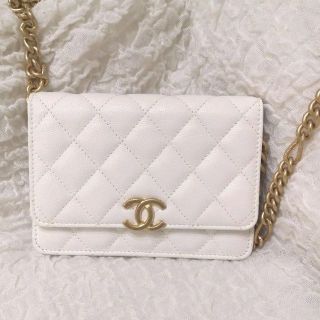 シャネル ミニバッグ ショルダーバッグ(レディース)(ホワイト/白色系 ...