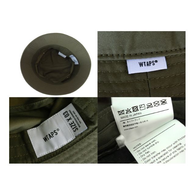 ダブルタップスWTAPS□20AW 202HCDT HT16バケットハット ダブルタップスWTAPS□20AW 202HCDT HT16バケットハット