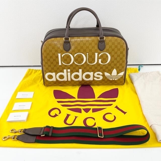 限定品】グッチ× アディダス コラボ ミディアム ダッフルバッグ ...