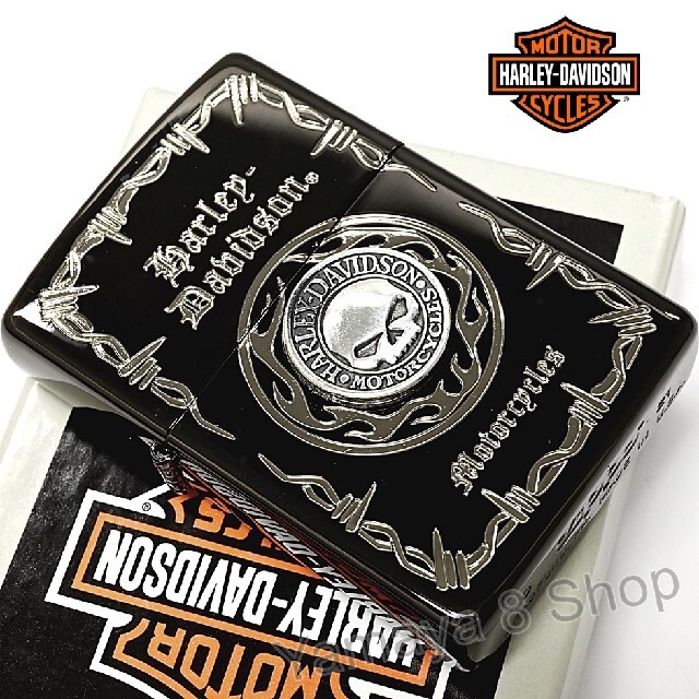 ZIPPO ハーレーダビットソン 日本限定 スカル ブラック ジッポー ライター